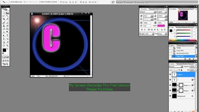 make logo in photoshop cs 2(HD) смотреть онлайн