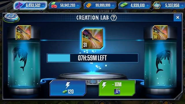 TEMNODONTOSAURUS MAX LEVEL FEEDING (JURASSIC WORLD THE GAME) смотреть онлайн
