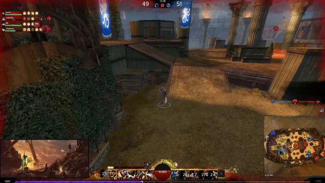 GW2 Core Hammer Warrior PvP Commentary смотреть онлайн