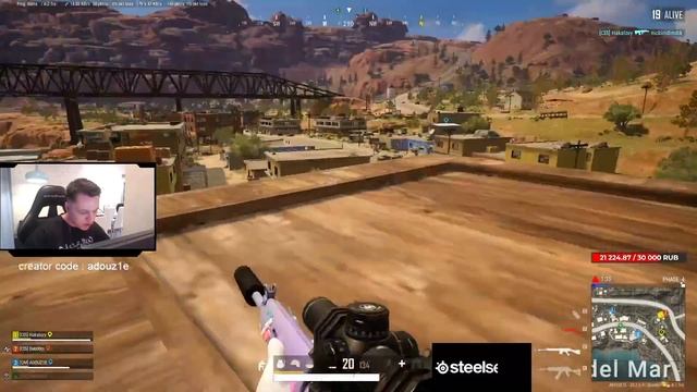 ADOUZ1E *RUSHES THE LAST GUY* 12 Kills RANKED SQUADS смотреть онлайн