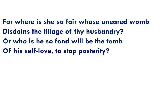 Sonnet 3 by William Shakespeare I Sonnet 3 I William Shakespeare's Sonnet 3 смотреть онлайн