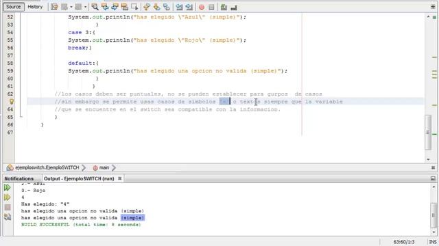 07 Curso de java desde cero (Práctica) by Cus: Ejemplo SWITCH ... Case смотреть онлайн