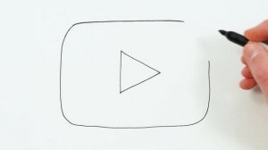 How to Draw Youtube Logo | Famous Logo Drawing Tutorial