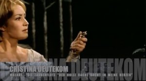 Mozart: «Der Hölle Rache» Die Zauberflöte - Cristina Deutekom / Моцарт Ария Царицы ночи - К Дойтеко