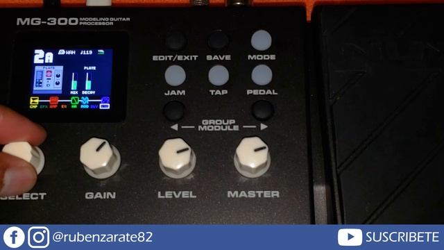 Crear PRESET NuX MG 300 ?