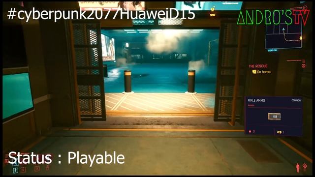 HUAWEI D15 CYBERPUNK 2077 GAME PLAY смотреть онлайн