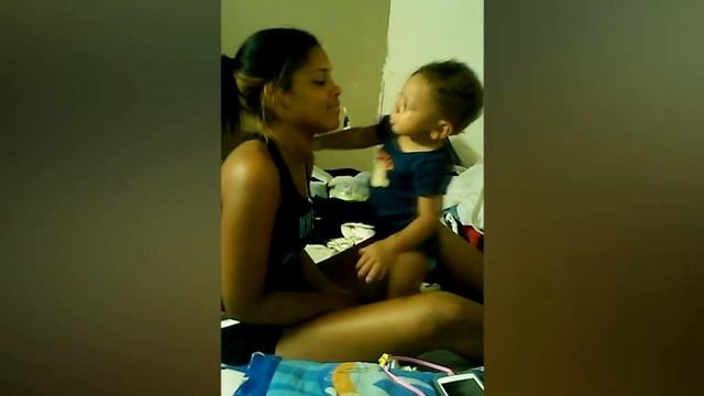приколы с детьми и родителями! смешные детские шлепки по лицу родителей! смотреть онлайн