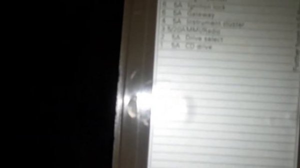 Audi Q5 Fuse box locations - 3