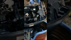 Первый запуск Yamaha 40