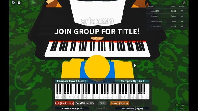 ROBLOX Piano | Battle Against A True Hero UNDERTALE смотреть онлайн