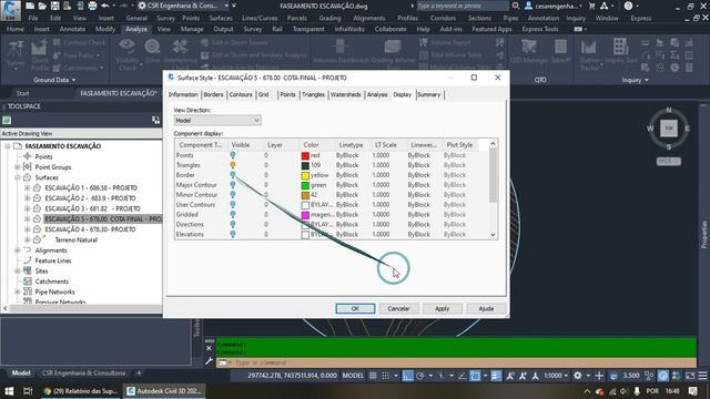 Fases de escavação no AutoCAD Civil 3D 2021 | Etapas de Escavação | Aula 1 de 5 смотреть онлайн
