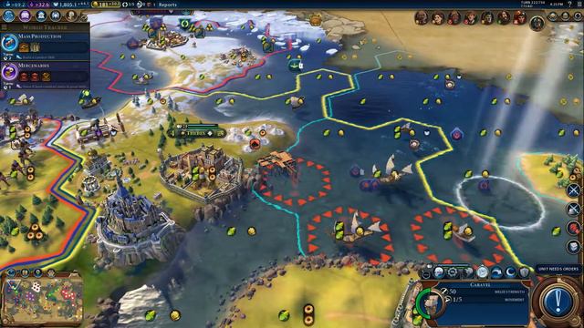 Civilization VI - Let's Play as Norway #10 (Deity) смотреть онлайн