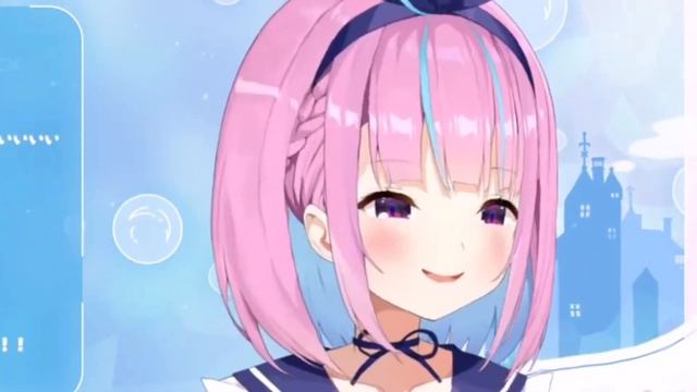 Очень милая новая прическа Аквы! [Hololive/RU Sub] смотреть онлайн