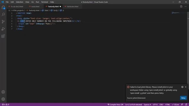 Allow Only Numbers To Be Entered On InputBox with html,JavaScript, CSS.mp4 смотреть онлайн