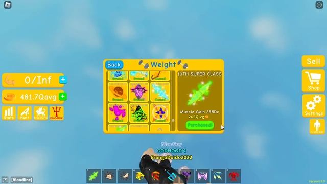 (roblox) 10th super class lifting simulator смотреть онлайн
