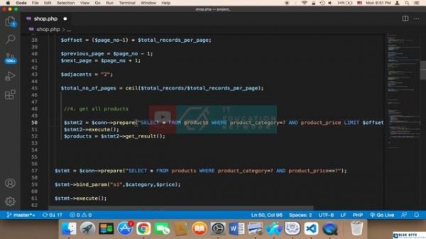 Ecommerce Website With PHP & MySql - 119 - Search pagination