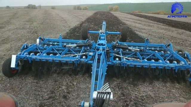 Дискова борона LEMKEN Rubin 10 700 KUA | ЛЕМКЕН Рубін 10 по стерні соняшнику смотреть онлайн