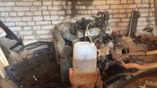 Заводим мотор на полу от Скорпио 2.4 смотреть онлайн