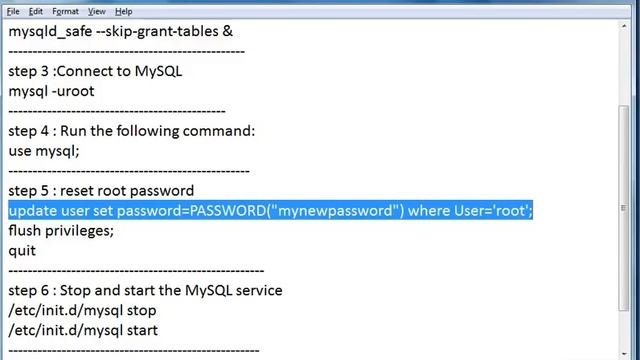 Reset Mysql root password on Linux смотреть онлайн
