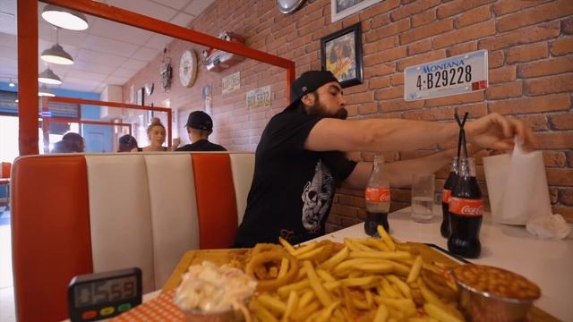 THE TWIN STACK BURGER CHALLENGE | The Chronicles Of Beard Ep.167 смотреть онлайн