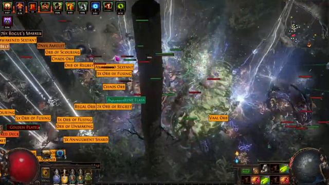 POE Build Caustic Arrow of Poison Magic Find Farming 8 Mod Map With Deliriums. 6000+ Wisp Full Run. смотреть онлайн