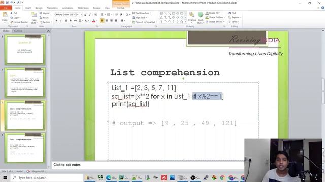 Python Interview Question | Python List & Dict Comprehension? | Tutorial 21 смотреть онлайн