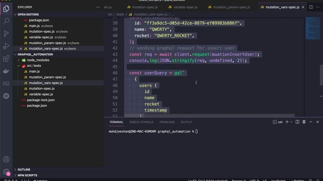 GraphQL InsertUser Part 3 смотреть онлайн