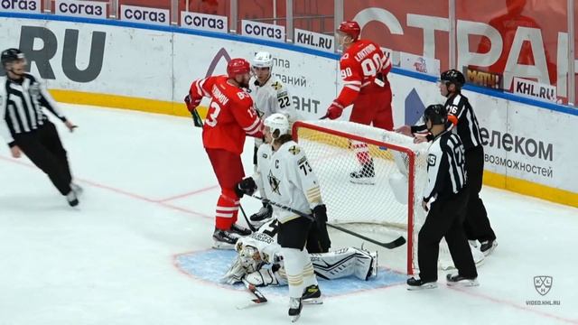 Тройной сейв Серебрякова/Serebryakov makes triple save смотреть онлайн