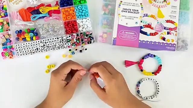 Бисер и Бисероплетение - Набор бисера для рукоделия (1050 шт.) смотреть онлайн