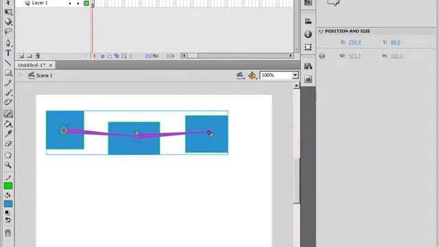 Обратная кинематика в Adobe Flash CS4 (29/46) смотреть онлайн