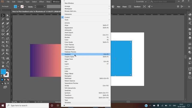How Pick Gradient Color In Adobe illustrator смотреть онлайн