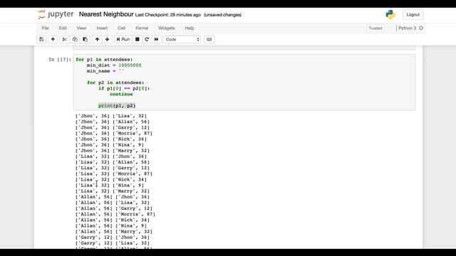 Nearest Neighbor Algorithm Implementation in Python смотреть онлайн
