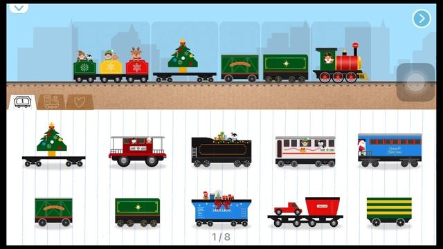 Labo Brick Train | Labo Christmas Train #001 | Train Simulator | Walkthrough смотреть онлайн