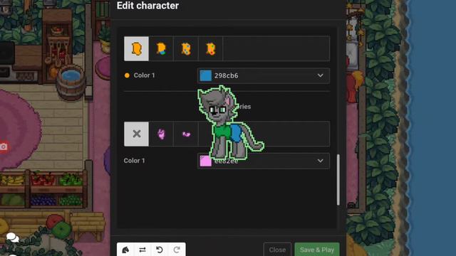 Создание персонажей из "Говорящий Том и его друзья" в "Pony town" 😽 смотреть онлайн