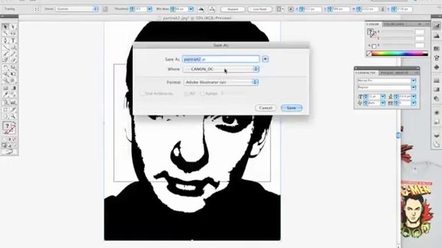 Photoshop Tutorial - Comic Book Effect Part 1 смотреть онлайн