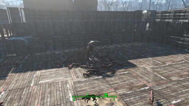 Fallout 4 NPC Battles! Fog Crawler vs. 50 Mongrels! смотреть онлайн