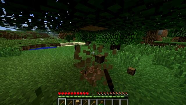 Minecraft Строительство забора часть 1