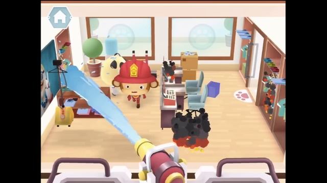 Dr. Panda Firefighters - Best iPad app demo for kids - Ellie смотреть онлайн