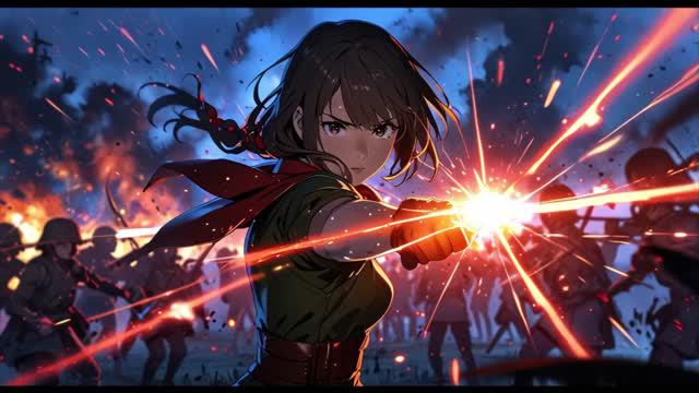 Энергичная Боевая музыка - эмоциональная, напряженная, энергичная, средневековая музыка, стиль аниме смотреть онлайн