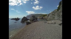 Прогулка по территории пансионата Изумруд в бухте Ласпи Крым