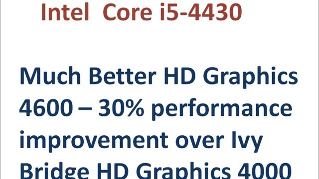 Intel Core i5-4430 - Haswell Processor смотреть онлайн