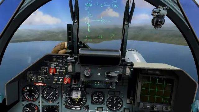Lock on: Flaming cliffs 2. Su-33. Quick start mission. смотреть онлайн