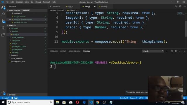 Andela DevC 06 and 07 Create a data Schema смотреть онлайн