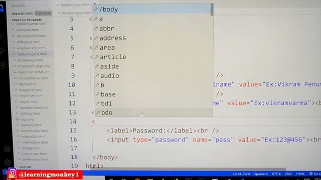 Understanding fieldset and legend Elements || Lesson 32 || HTML5 & CSS3 || Learning Monkey || смотреть онлайн