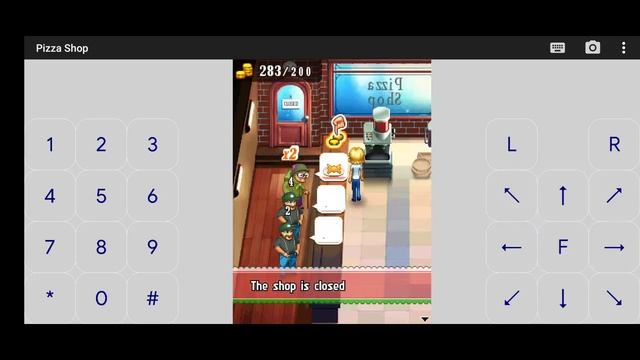Game Pizza Shop Mania, J2ME Loader Emulator Android/Offline (Game Java). смотреть онлайн