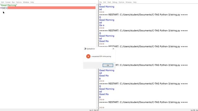 C-TAG | String in Python смотреть онлайн
