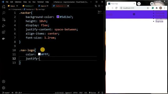 Build a responsive Navigation bar in ReactJS with React-Router-DOM in Tamil|React router Tutorial смотреть онлайн
