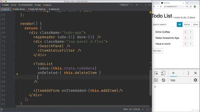 React & Redux. 027 Данные в React приложении смотреть онлайн