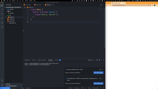 Web Development With Haxe - Project Setup смотреть онлайн