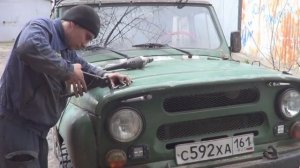 уаз за 30 тысяч.Серия 19.Замки капота,подрулевые переключатели.